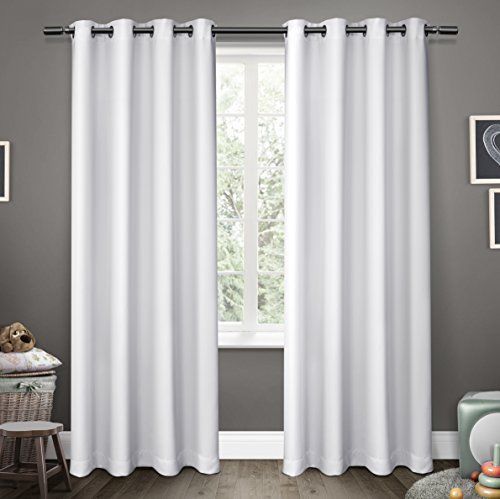 Rideaux Satin Blanc
